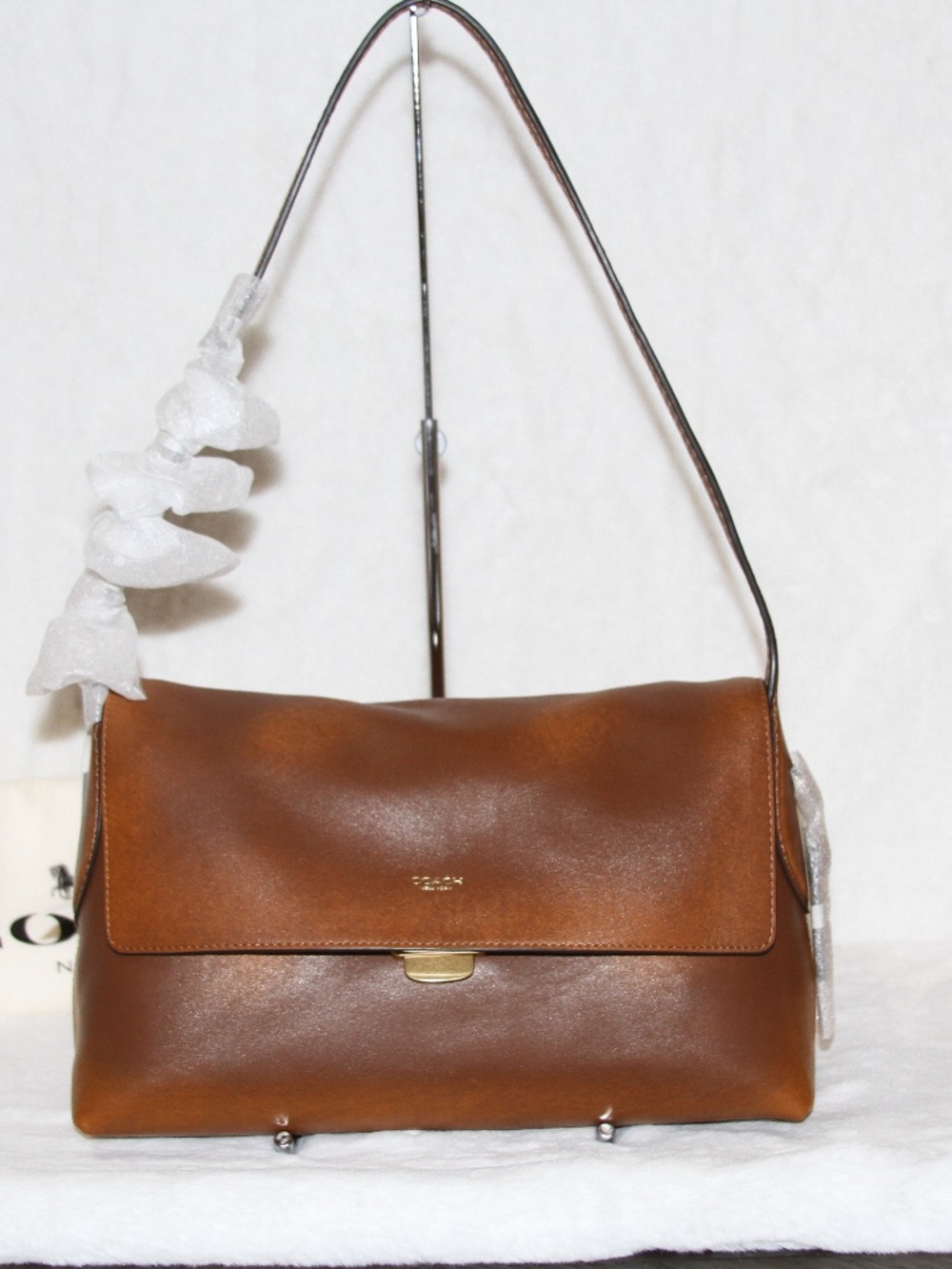 NWT COACH Chelsea Shoulder Bag 30 Loved Leather Purse Handbag Brown